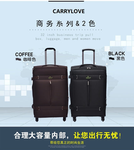 Carrylove Business Luggage 20/24/28/32 Size High Quality, Large Volume Luggage Spinner Brand Travel