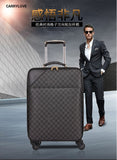 Carrylove Classic Grid Luggage Series 16/20/22/24 Inch High Quality  Pvc Rolling Luggage Spinner