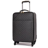 Carrylove Classic Grid Luggage Series 16/20/22/24 Inch High Quality  Pvc Rolling Luggage Spinner