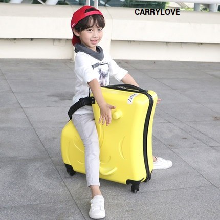 Carrylove Cartoon Luggage Series 20/24 Size Boarding Pc You Can Ride Rolling Luggage Spinner