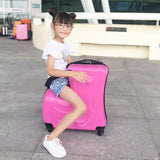 Carrylove Cartoon Luggage Series 20/24 Size Boarding Pc You Can Ride Rolling Luggage Spinner