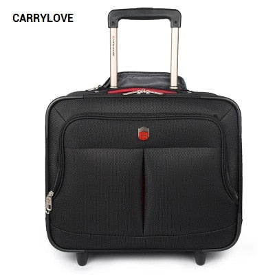 Carrylove  Business Senior Luggage 16 Size   Boarding High-Quality Oxford Rolling Luggage Spinner