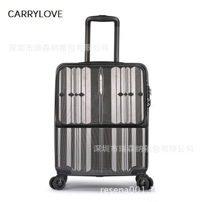 Carrylove  Pc 20" Front Computer Bag Rolling Luggage Multifunction Business Suitcase Universal