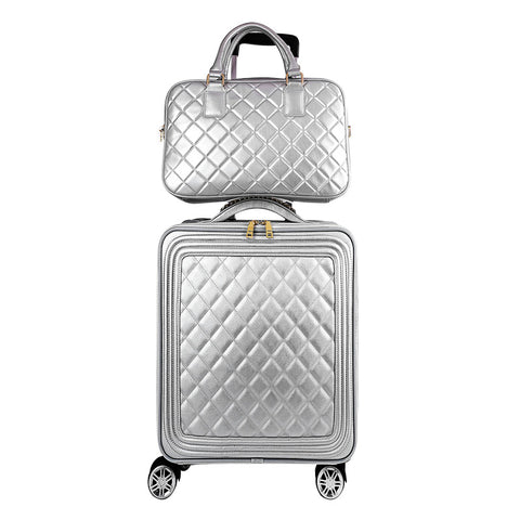 Travel Tale High Quality Fashion 16/20/24 Size 100%Pu Rolling Luggage Spinner Brand Travel Suitcase
