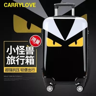 Carrylove  Fashion Cartoon Luggage Series 20/24 Inch High Quality  Pc Rolling Luggage Spinner Brand