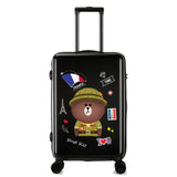 Suitcases And Travel Bags Student Cartoon Wear-Resisting High Quality Spinner Carry On Luggage Case