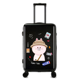 Suitcases And Travel Bags Student Cartoon Wear-Resisting High Quality Spinner Carry On Luggage Case