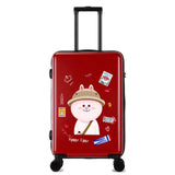 Suitcases And Travel Bags Student Cartoon Wear-Resisting High Quality Spinner Carry On Luggage Case
