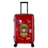 Suitcases And Travel Bags Student Cartoon Wear-Resisting High Quality Spinner Carry On Luggage Case