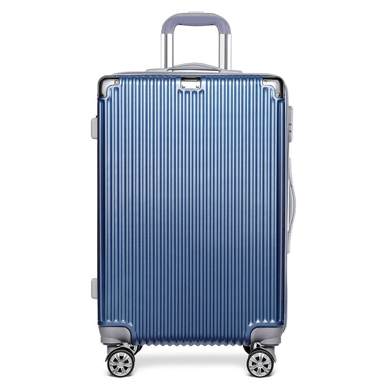 New Fashion Pc&Abs Hardside Luggage For Women Bording Trolley Bags For Men Aluminium Frame Draw Bar