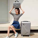 Luggage Set Fashion Spinner Carry On Luggage With Password Suitcases And Travel Bag Scratch
