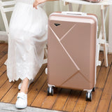 Luggage Set Fashion Spinner Carry On Luggage With Password Suitcases And Travel Bag Scratch