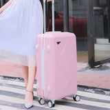 Luggage Set Fashion Spinner Carry On Luggage With Password Suitcases And Travel Bag Scratch