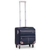 Commercial Luggage Universal Wheels Trolley Luggage Male Cloth Computer Travel Bag,16Inches