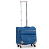 Commercial Luggage Universal Wheels Trolley Luggage Male Cloth Computer Travel Bag,16Inches