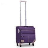 Commercial Luggage Universal Wheels Trolley Luggage Male Cloth Computer Travel Bag,16Inches