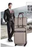 Classic Travel Suitcase Set ,Brand Rolling Luggage Bag,Waterproof Pvc Business Trolley Case,16"18