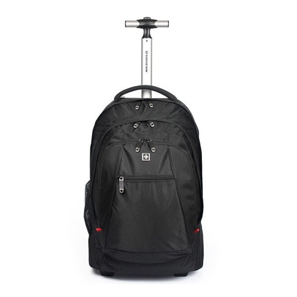New Business Rolling Luggage Spinner Backpack Shoulder Travel Bag Casters Trolley Carry On Wheels