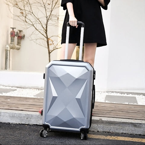 Abs+Pc Drill Surface Suitcase,Rolling Luggage,Universal Wheel Hard Shell Trolley Case,20"Boarding