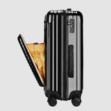 Business Suitcase Male 20 24 26 Inch Boarding Trolley Case Female Front Opening Zipper Universal