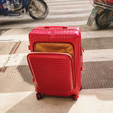 Business Suitcase Male 20 24 26 Inch Boarding Trolley Case Female Front Opening Zipper Universal