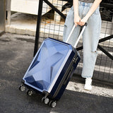 Abs+Pc Drill Surface Suitcase,Rolling Luggage,Universal Wheel Hard Shell Trolley Case,20"Boarding