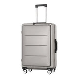 Business Suitcase Male 20" 24" Boarding Trolley Case Female Front Zipper Computer Bag Luggage Tsa