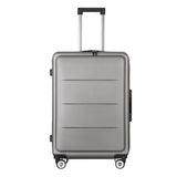 Business Suitcase Male 20" 24" Boarding Trolley Case Female Front Zipper Computer Bag Luggage Tsa