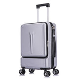 Abs Trolley Case,Large-Capacity Luggage,20-Inch Men'S Business Boarding Box,Universal Wheel