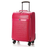 Women'S Suitcase, Explosion-Proof Luggage Trolley Case,Wedding Red Trunk,Dowry