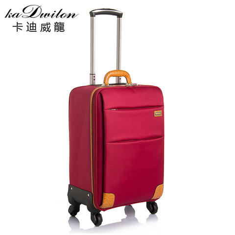Oxford Fabric Luggage Trolley Luggage Wheels Universal Travel Bag Luggage 20 Inches Male Women Bags