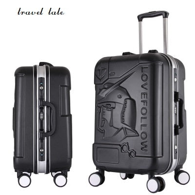 Aluminium Rod High-End Abs Aluminum Frame Rod Box Universal Wheel Box Luggage On Board Size