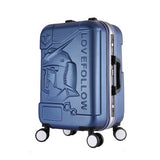 Aluminium Rod High-End Abs Aluminum Frame Rod Box Universal Wheel Box Luggage On Board Size