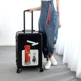 Wholesale!20 24 Inches Retro Euro Fashion Abs+Pc Hardside Suitcase For Male And Female,Retro Uk