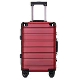 20"24"Inch High Quality Aluminum Frame+Pc Shell Rolling Suitcase Travel Luggage Bag Universal Wheel