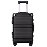 20"24"Inch High Quality Aluminum Frame+Pc Shell Rolling Suitcase Travel Luggage Bag Universal Wheel