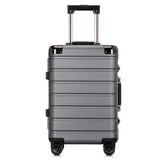 20"24"Inch High Quality Aluminum Frame+Pc Shell Rolling Suitcase Travel Luggage Bag Universal Wheel