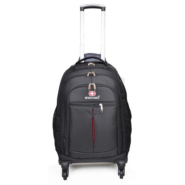 Trolley Backbag,Universal Wheel Large Capacity Luggage,Stylish Trolley Case,Multi-Purpose