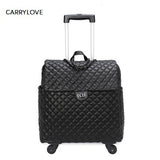 Carrylove High Quality Fashion 18 Inch Portable Female Luggage Spinner Brand Travel