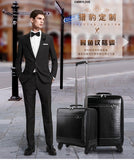 Carrylove Business Men Travel Essential 16/18/20/22 Inch Pu Rolling Luggage Spinner Brand Travel