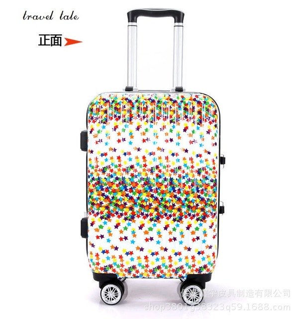 Travel Tale Individual Character Design, Fashionable Pc 20/24/28 Inch Rolling Luggage Spinner Brand
