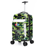 Fashion New 20Inch Boarding Case Cute Cartoon Car Shape Kids Trolley Suitcase Solid Children