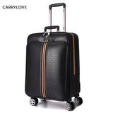 Travel Tale Fashion Noble Classic High Quality 16/20/22/24 Inch Pvc Durable Rolling Luggage Spinner