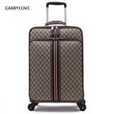 Travel Tale Fashion Noble High Quality 16/18/20/22/24 Inch Pvc Durable Rolling Luggage Spinner