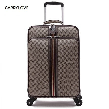Travel Tale Fashion Noble High Quality 16/18/20/22/24 Inch Pvc Durable Rolling Luggage Spinner