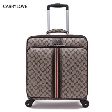 Travel Tale Fashion Noble High Quality 16/18/20/22/24 Inch Pvc Durable Rolling Luggage Spinner