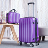 Rolling Luggage Set 26"Travel Suitcase With Wheels Spinner Trolley Case Abs Travel Bag Box Ladies