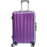 20"24 Inch Aluminum Frame Luggage Universal Wheel Trolley Password Lock Suitcase Abs+Pc Hard