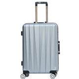 20"24 Inch Aluminum Frame Luggage Universal Wheel Trolley Password Lock Suitcase Abs+Pc Hard