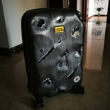 Travel Tale Fashion Personality Meteorites Abs+Pc 20/24/28 Inch Suitcase Carry On Spinner Customs